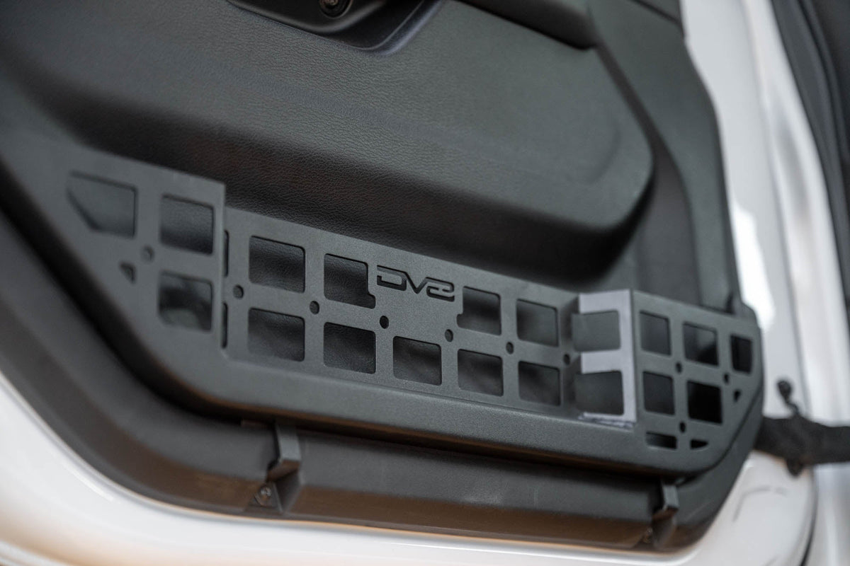 DV8 Offroad - 2018-2026 Jeep Wrangler JL & Gladiator JT Electric Seat Front Door Molle Pockets - MPJL-10