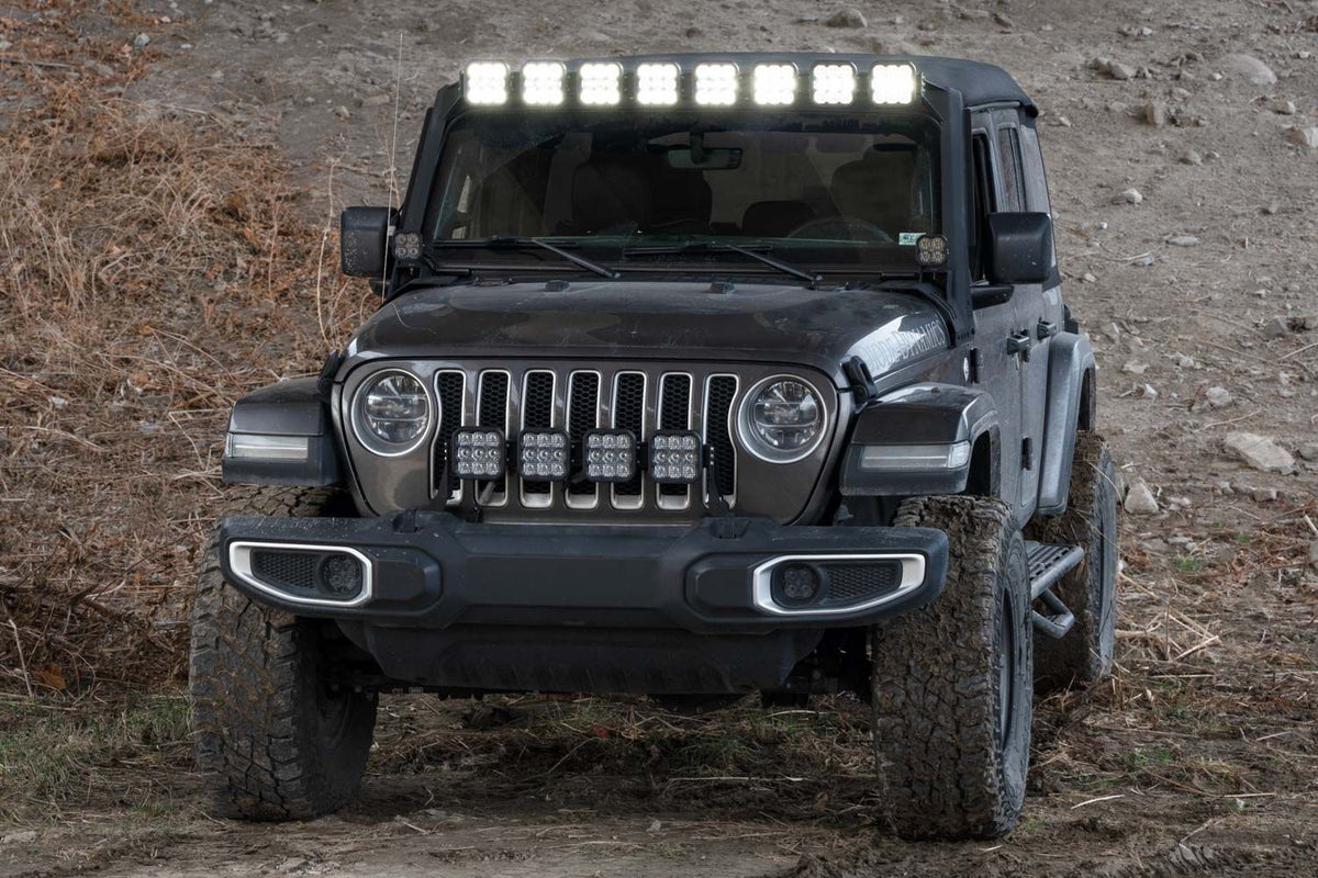 Diode Dynamics Jeep JL SS5 Sport CrossLink Windshield - White Combo Lightbar Kit - DD6821