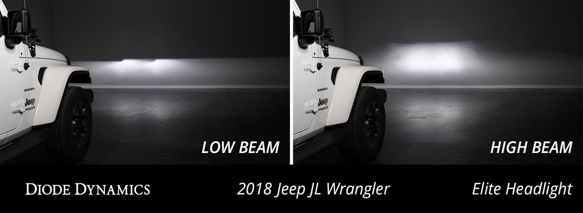Diode Dynamics 18-23 Jeep JL Wrangler Elite Max LED Headlamps - DD5165