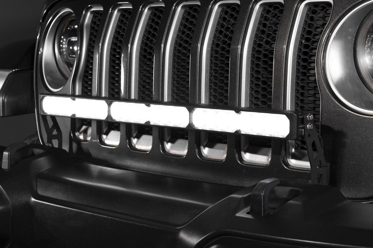 Diode Dynamics 2018-2026 Jeep Wrangler Jeep SS30 Bumper LED Kit Pro White Combo ABL 6000K - DD8681