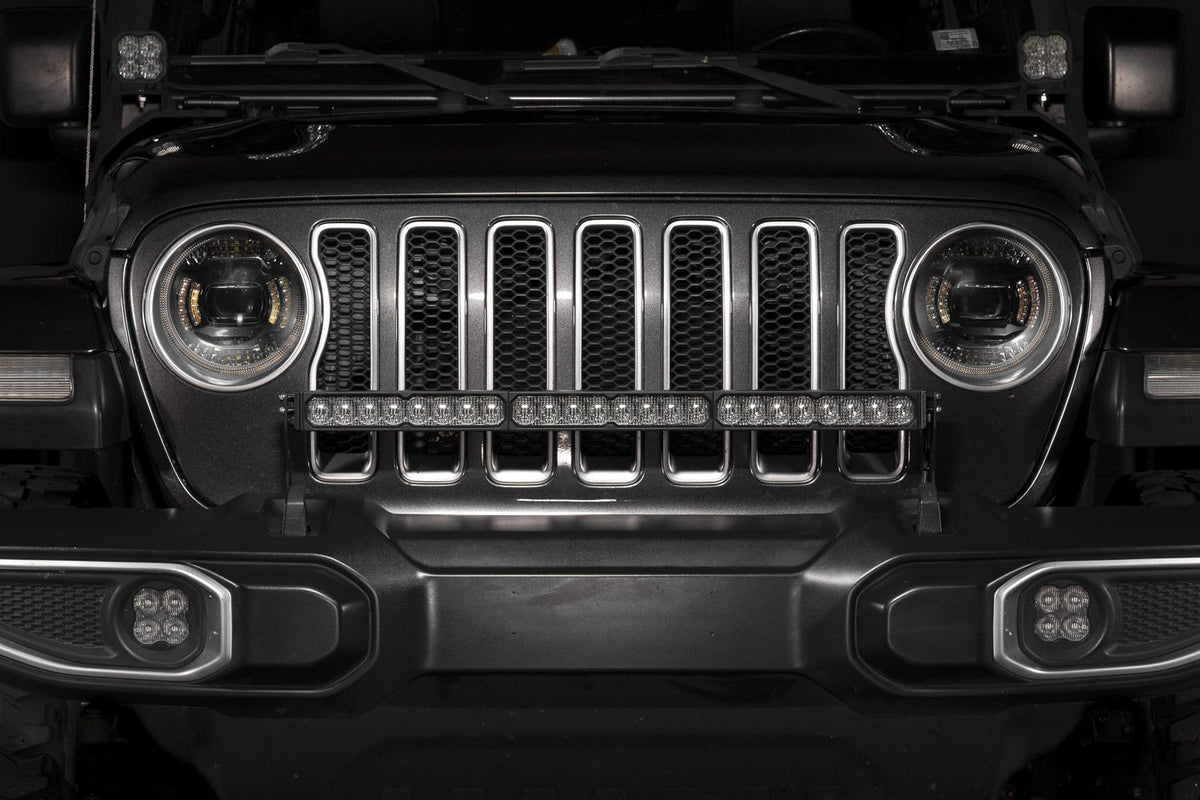 Diode Dynamics 2018-2026 Jeep Wrangler Jeep SS30 Bumper LED Kit Pro White Combo ABL 6000K - DD8681