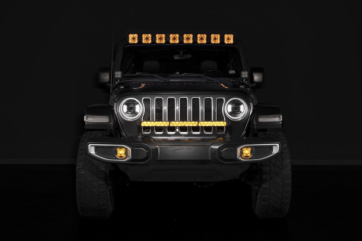 Diode Dynamics Jeep 2018 SS30 Bumper LED Kit Sport Yellow Driving - DD8719
