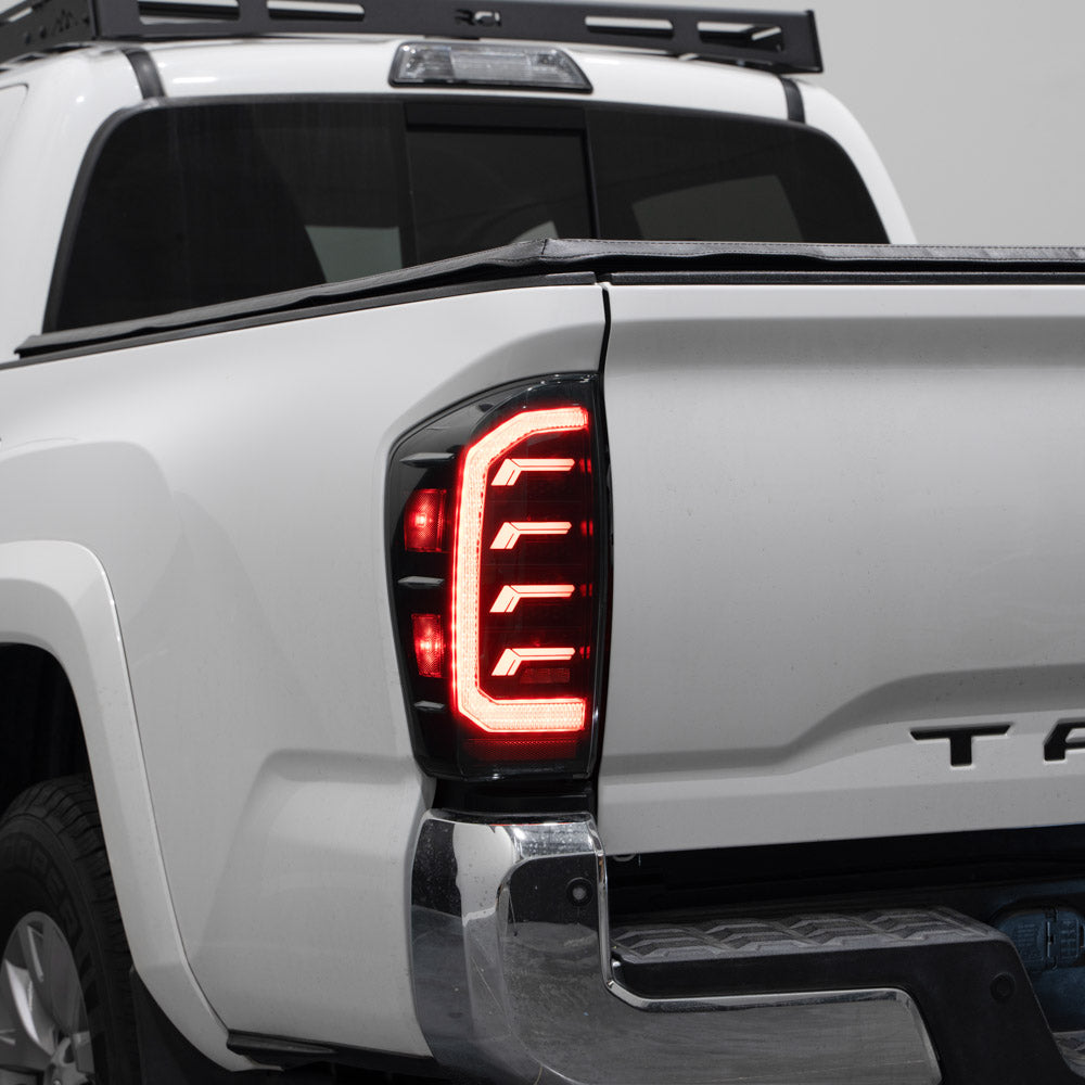 Form Lighting 2016-2023 Toyota Tacoma LED Tail Lights Smoked (Pair) - FL0018
