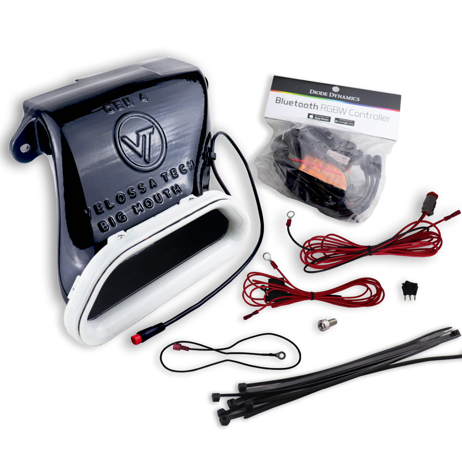 2019-2020 Hyundai Veloster N BIG MOUTH "LIT KIT" Ram Air Intake Snorkel | Velossa Tech Design