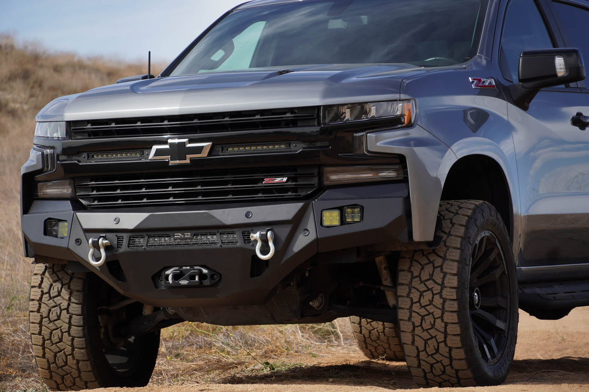DV8 Offroad - 2019-2021 Chevy Silverado 1500 Spec Series Front Bumper - FBCS1-07
