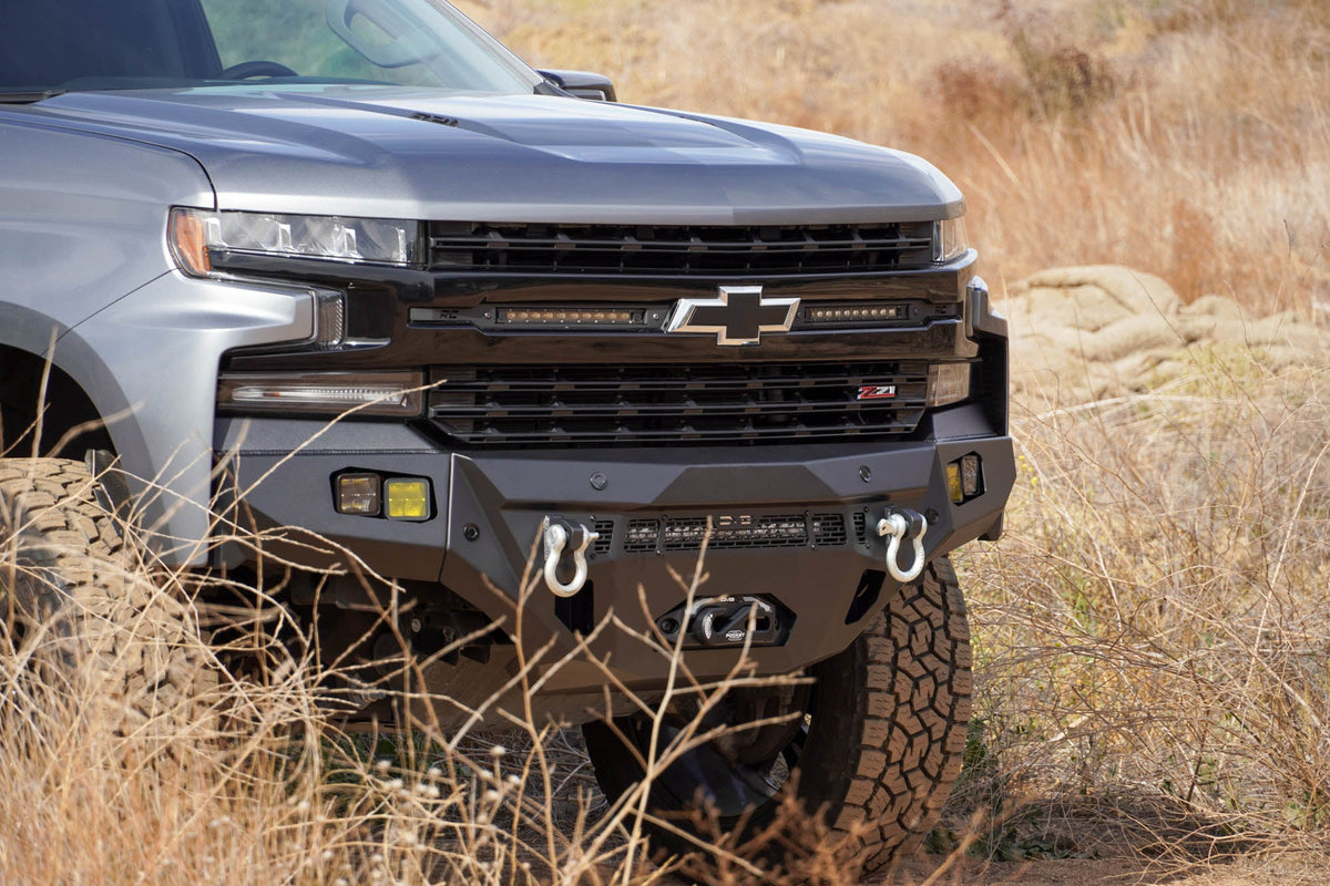 DV8 Offroad - 2019-2021 Chevy Silverado 1500 Spec Series Front Bumper - FBCS1-07