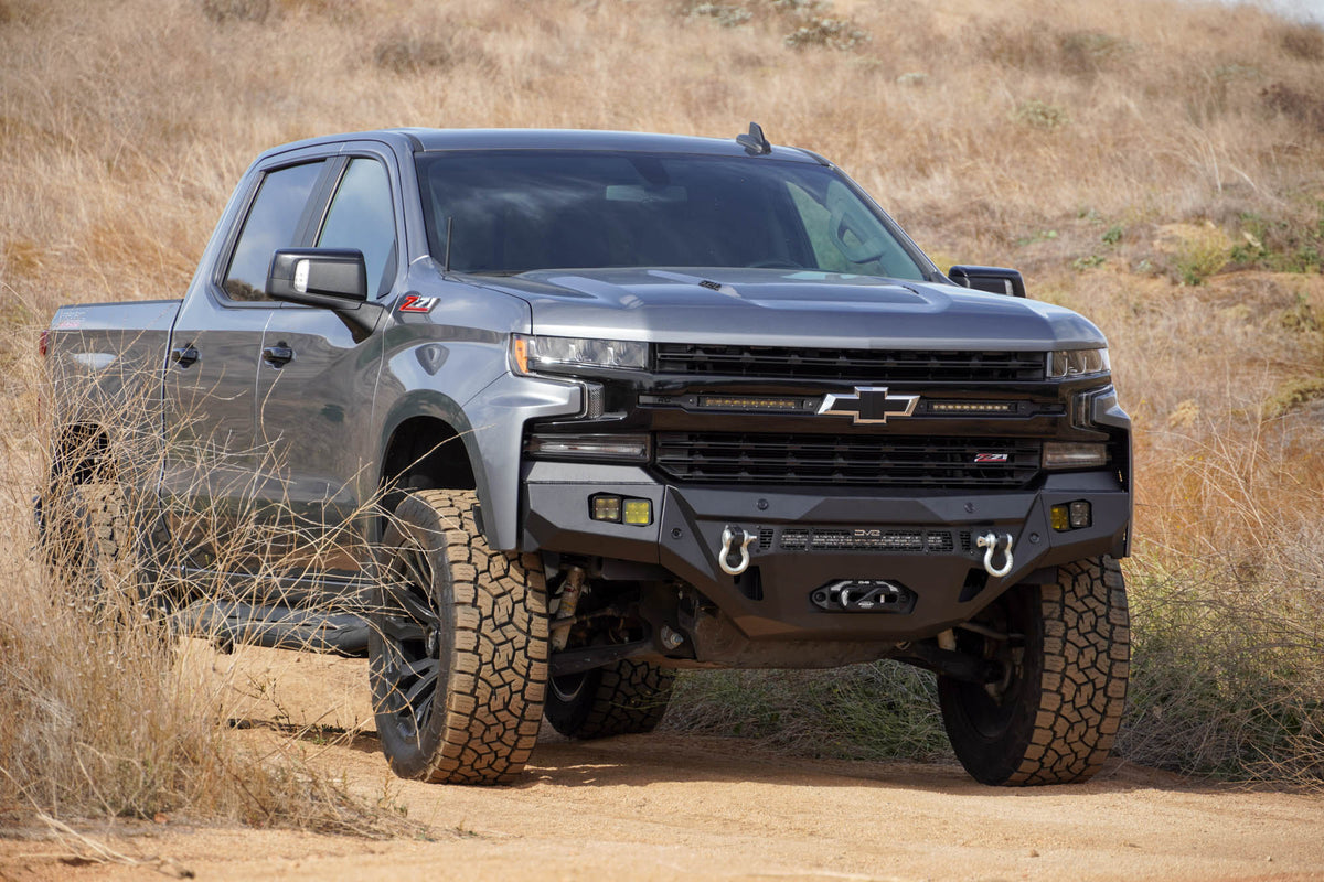 DV8 Offroad - 2019-2021 Chevy Silverado 1500 Spec Series Front Bumper - FBCS1-07