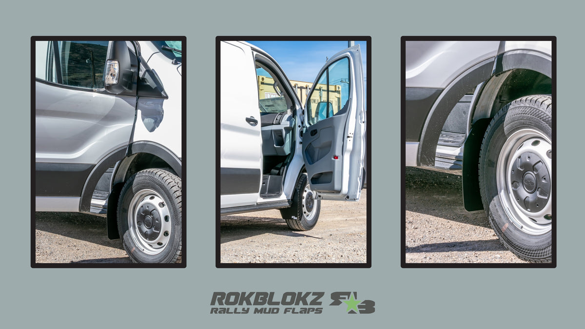 RokBlokz - Ford Transit 2015-2026 Mud Flaps