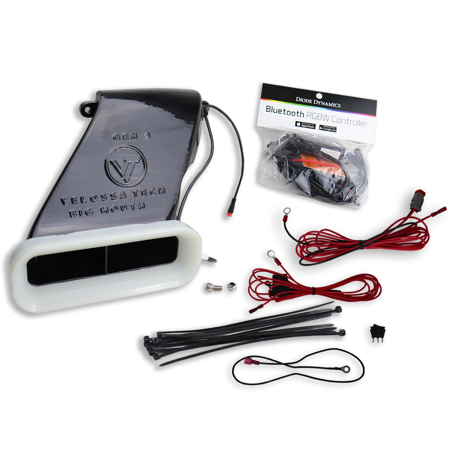 2019-2020 Hyundai Elantra Sport (Avante Sport, AD and Elantra SEL) BIG MOUTH "LIT KIT" Ram Air Intake Snorkel | Velossa Tech Design