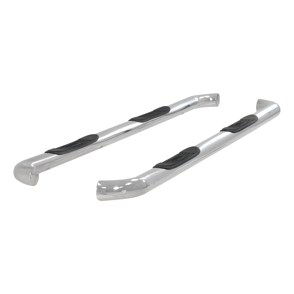ARIES 202013-2 3-Inch Round Polished Stainless Steel Nerf Bars, No-Drill, Fits Select Toyota Tundra