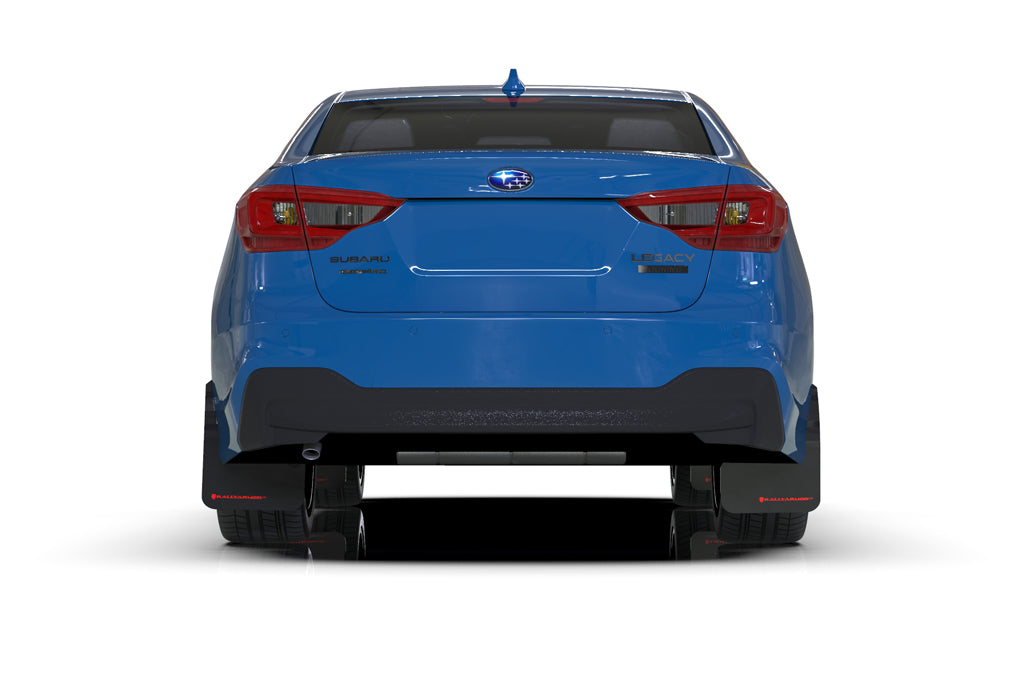 Rally Armor 20-22 Subaru Legacy Black UR Mud Flap w/ Grey Logo - MF64-UR-BLK/GRY