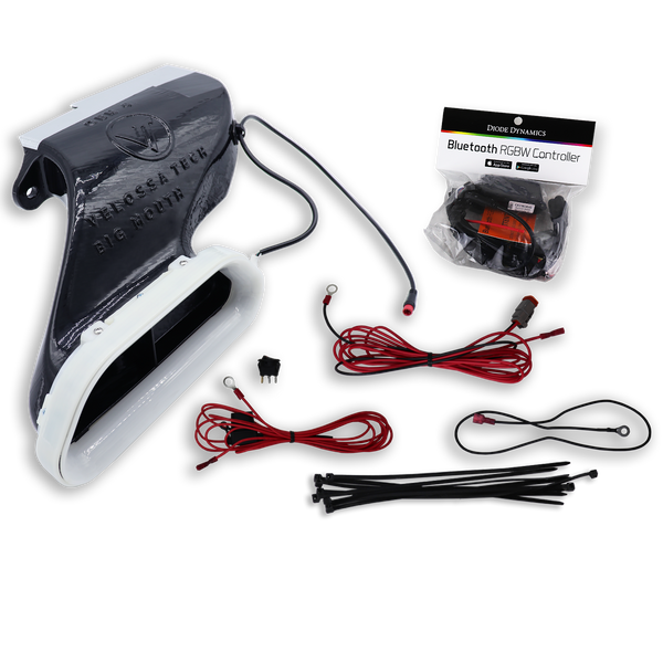 Velossa Tech - 2021-2022 Hyundai Veloster N DCT BIG MOUTH "LIT KIT" Ram Air Intake Snorkel for 2021-2022 Hyundai Veloster N -