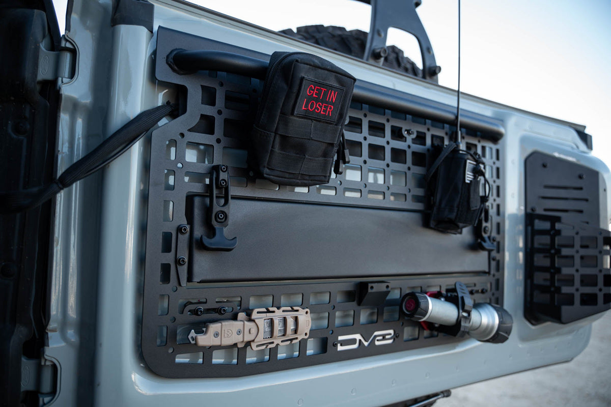 DV8 Offroad - 2021-2026 Ford Bronco | Tailgate Molle Panel - MPBR-02