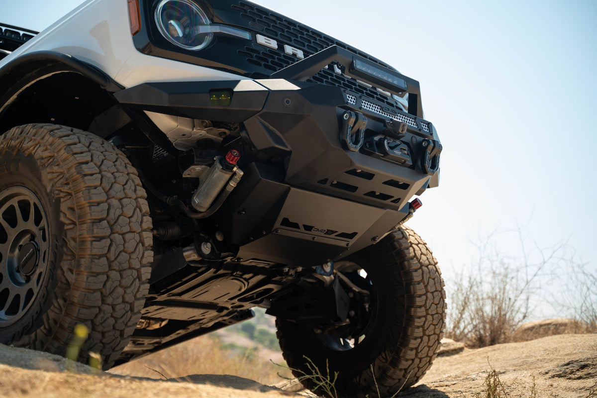 DV8 Offroad - 2021-2026 Ford Bronco | Low Pro Skid Plate - SPBR-07