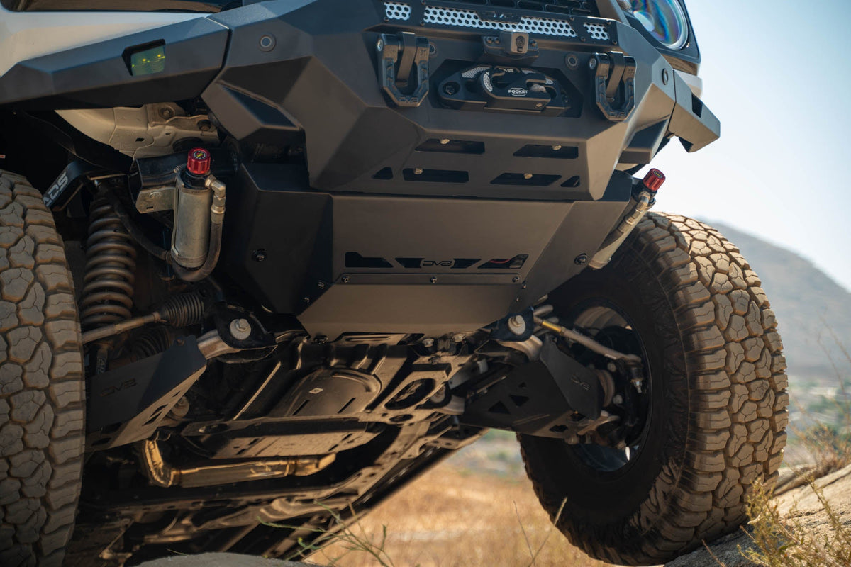 DV8 Offroad - 2021-2026 Ford Bronco | Low Pro Skid Plate - SPBR-07