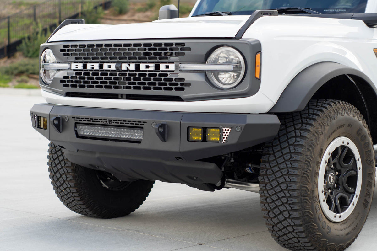 DV8 Offroad - 2021-2026 Ford Bronco | OE Plus Series Front Bumper V2 - FBBR-06