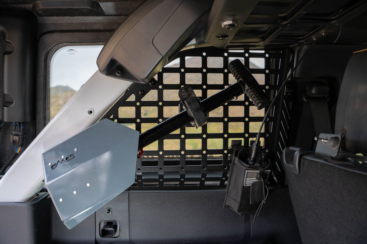 DV8 Offroad - 2021-2026 Ford Bronco | Pocketed Rear Window Molle Panels - MPBR-08
