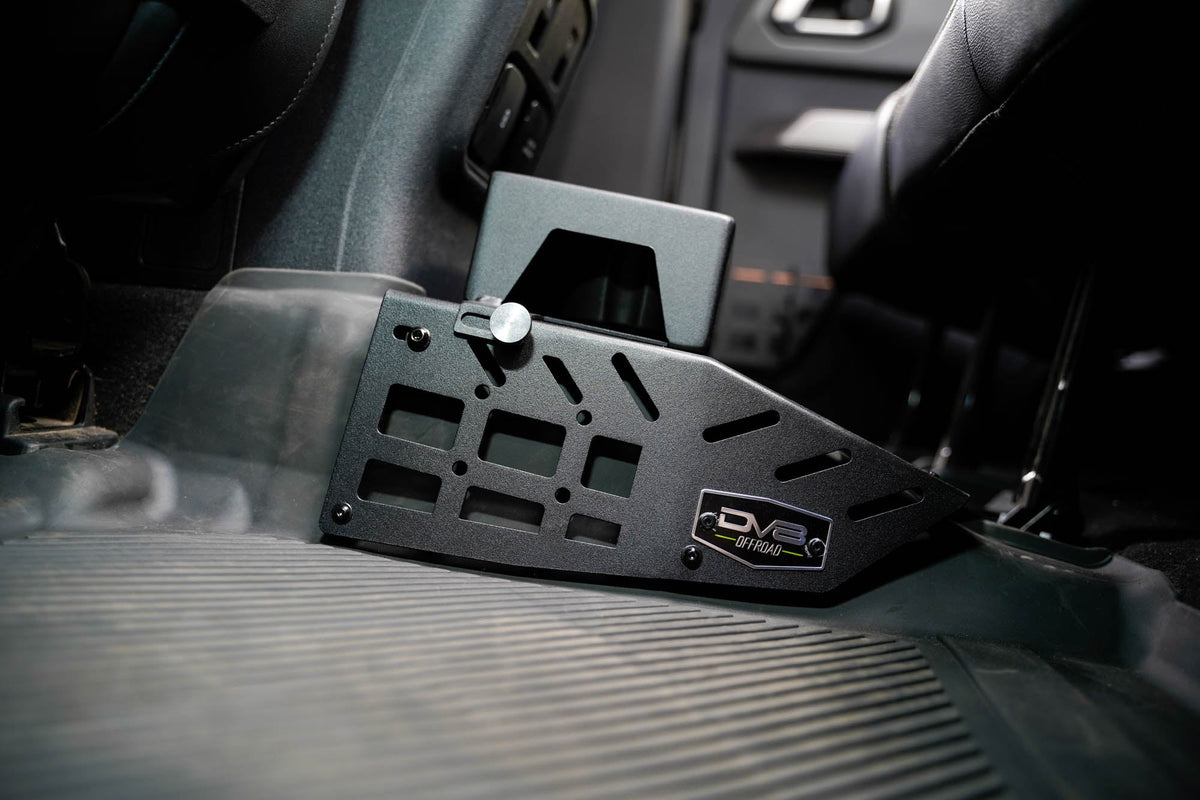 DV8 Offroad - 2021-2024 Ford Bronco Rear Seat Cup Holder and Molle Panels - MPBR-07