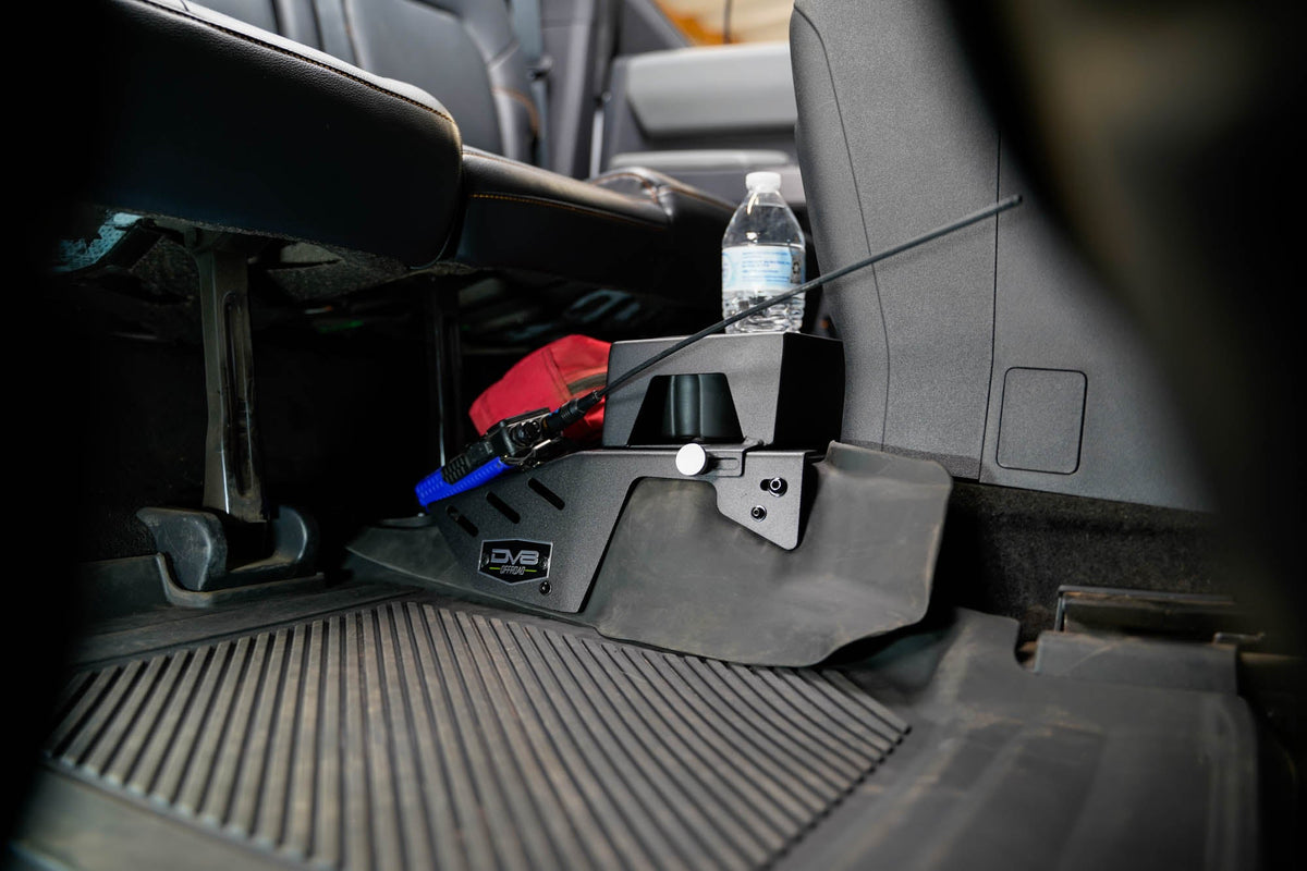 DV8 Offroad - 2021-2024 Ford Bronco Rear Seat Cup Holder and Molle Panels - MPBR-07