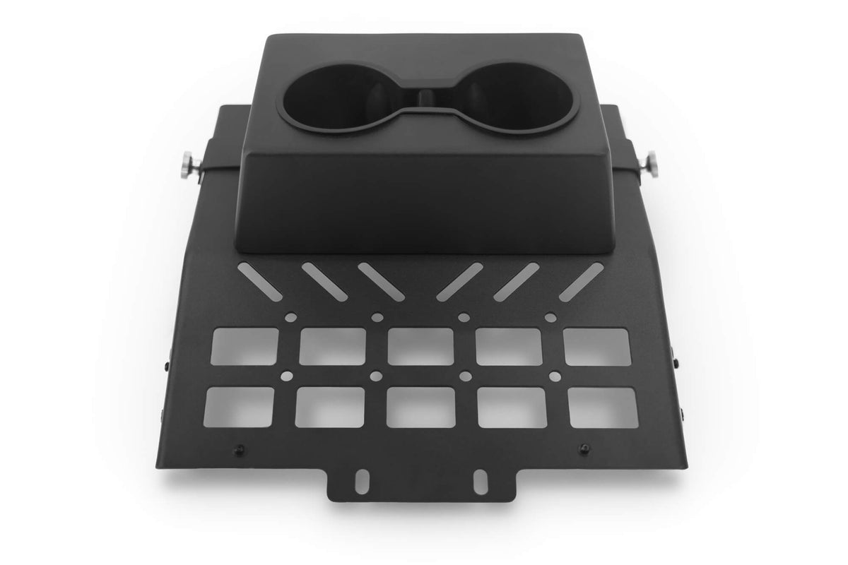 DV8 Offroad - 2021-2024 Ford Bronco Rear Seat Cup Holder and Molle Panels - MPBR-07