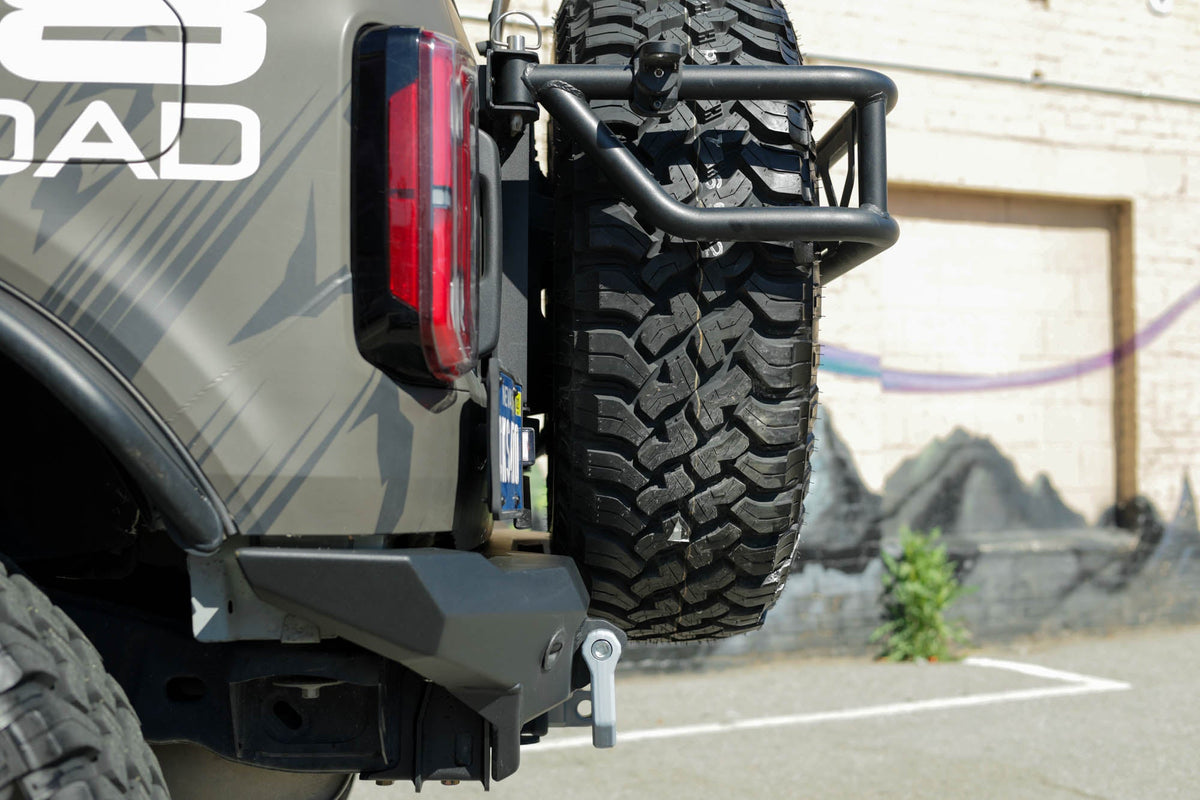 DV8 Offroad - 2021-2026 Ford Bronco Spec Series Rear Bumper - RBBR-05