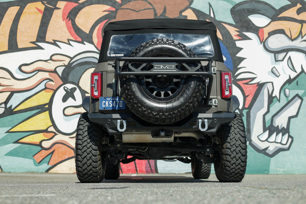 DV8 Offroad - 2021-2026 Ford Bronco Spec Series Rear Bumper - RBBR-05