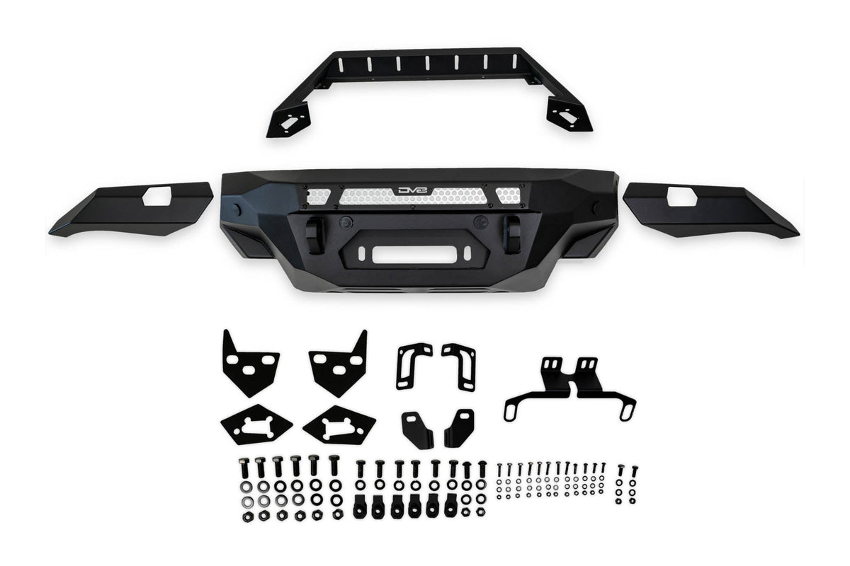 DV8 Offroad - 2021-2026 Ford Bronco | MTO V2 Front Bumper - FBBR-07
