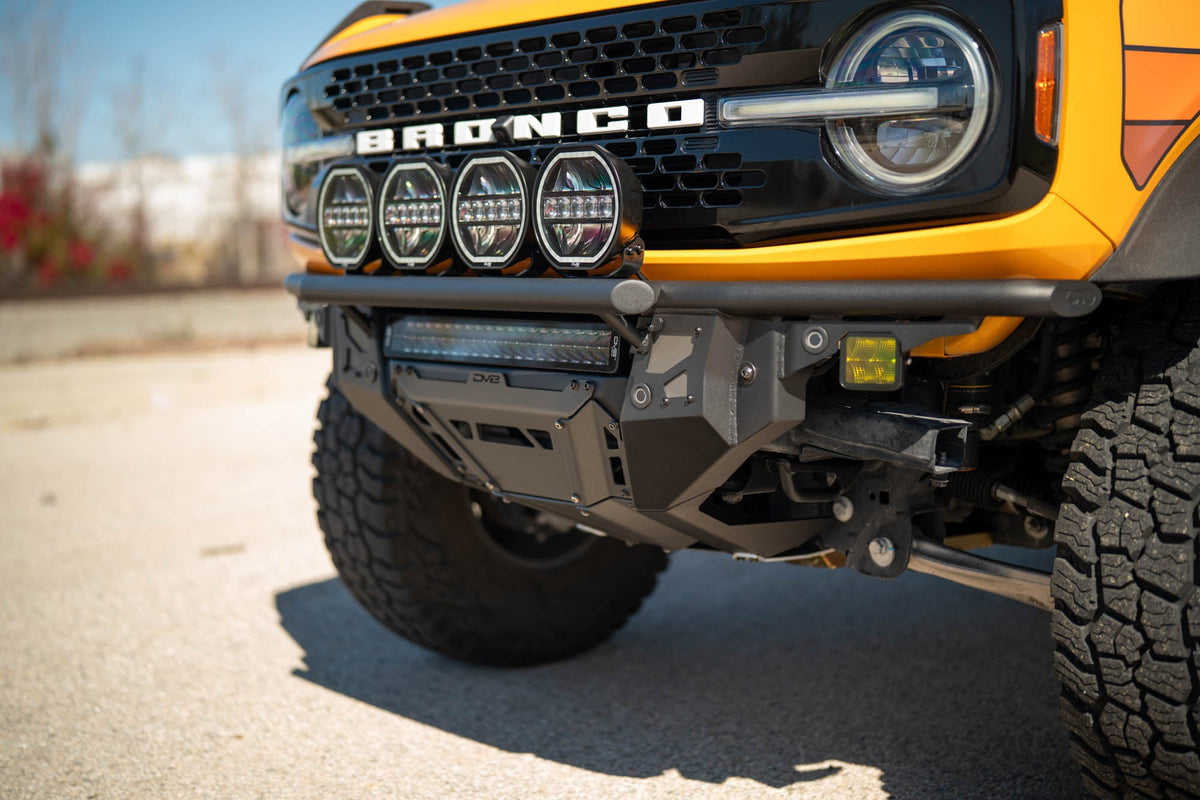 DV8 Offroad - 2021-2026 Ford Bronco Tube Series Front Bumper - FBBR-08