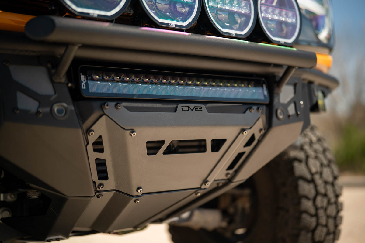 DV8 Offroad - 2021-2026 Ford Bronco Tube Series Front Bumper - FBBR-08
