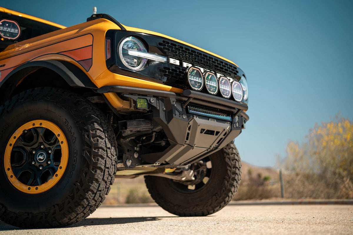 DV8 Offroad - 2021-2026 Ford Bronco Tube Series Front Bumper - FBBR-08