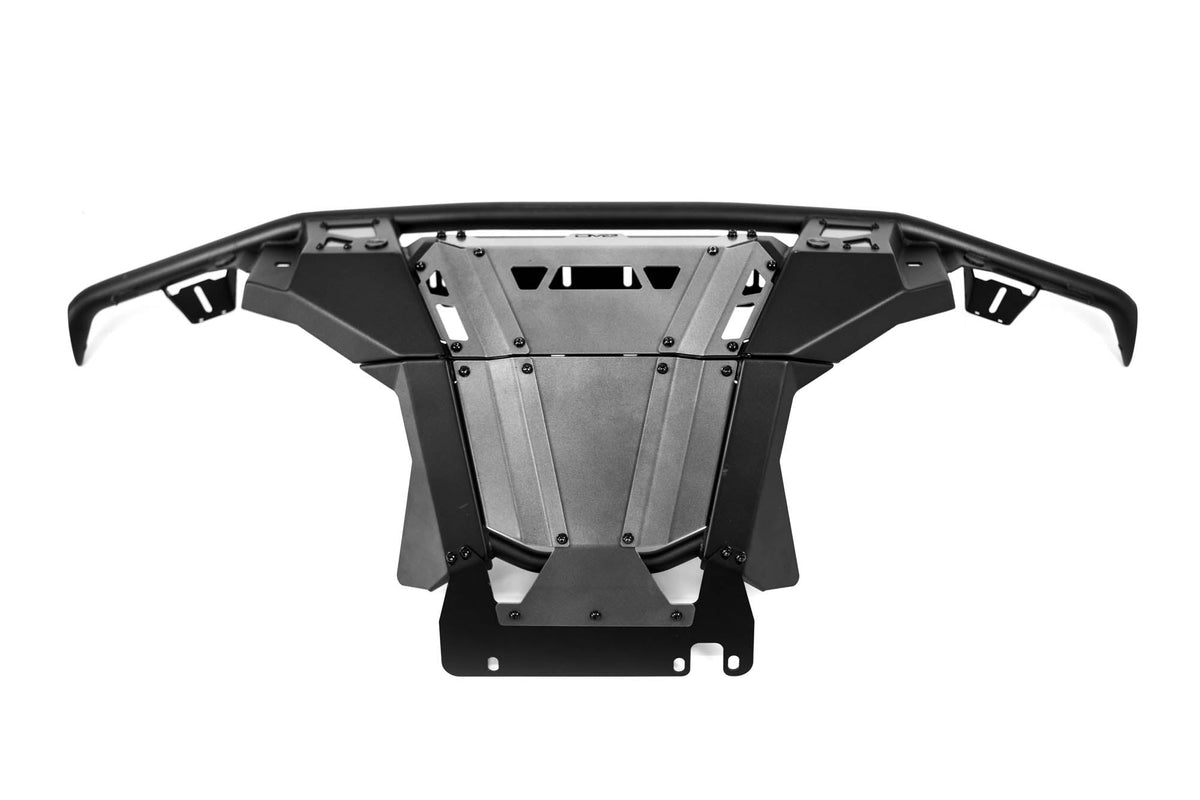 DV8 Offroad 21-25 Ford Bronco Tube Serries Front Bumper - Black Powdercoat - FBBR-08