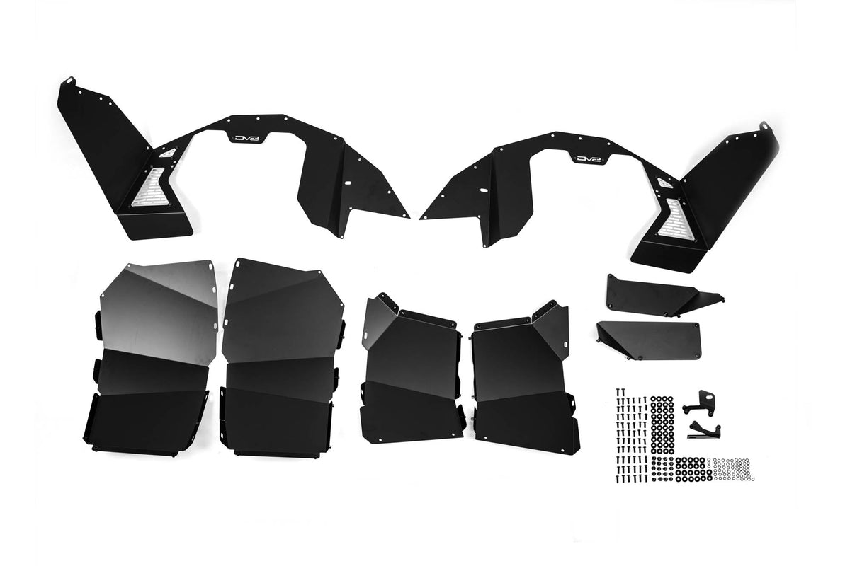 DV8 Offroad - 2021-2025 Ford Bronco Front Inner Fenders - INFEND-08FB