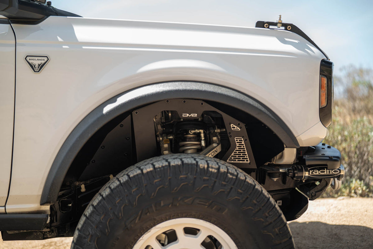 DV8 Offroad - 2021-2025 Ford Bronco Front Inner Fenders - INFEND-08FB