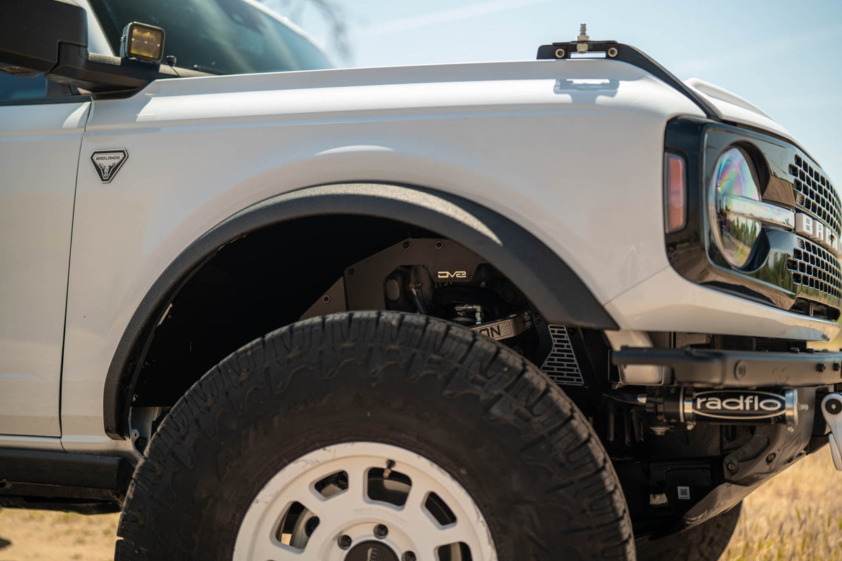 DV8 Offroad - 2021-2025 Ford Bronco Front Inner Fenders - INFEND-08FB