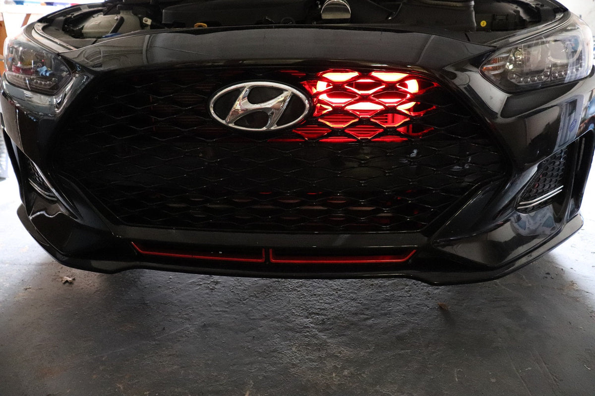 2019+ Hyundai Veloster Turbo/R-spec/Non-Turbo BIG MOUTH &quot;LIT KIT&quot; Ram Air Intake Snorkel | Velossa Tech Design