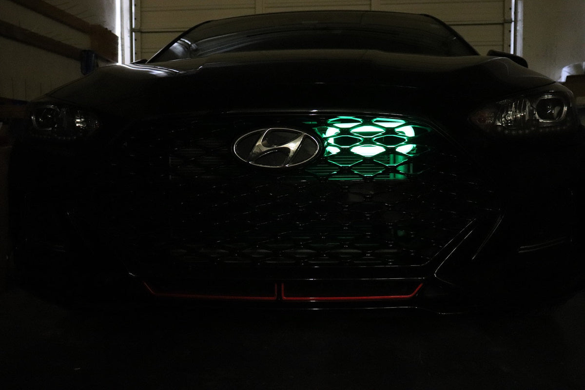 2019+ Hyundai Veloster Turbo/R-spec/Non-Turbo BIG MOUTH &quot;LIT KIT&quot; Ram Air Intake Snorkel | Velossa Tech Design