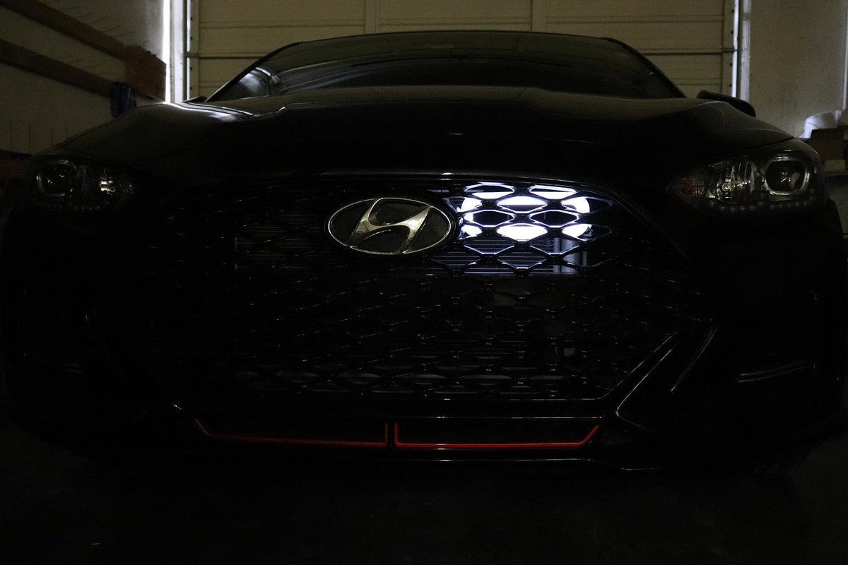 2019+ Hyundai Veloster Turbo/R-spec/Non-Turbo BIG MOUTH &quot;LIT KIT&quot; Ram Air Intake Snorkel | Velossa Tech Design