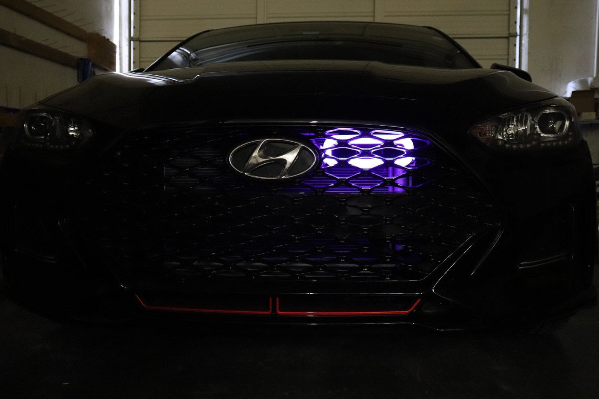 2019+ Hyundai Veloster Turbo/R-spec/Non-Turbo BIG MOUTH &quot;LIT KIT&quot; Ram Air Intake Snorkel | Velossa Tech Design