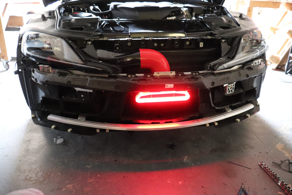 2020-2021+ Toyota Supra MK5 BIG MOUTH &quot;LIT KIT&quot; Ram Air Intake Snorkel | Velossa Tech Design