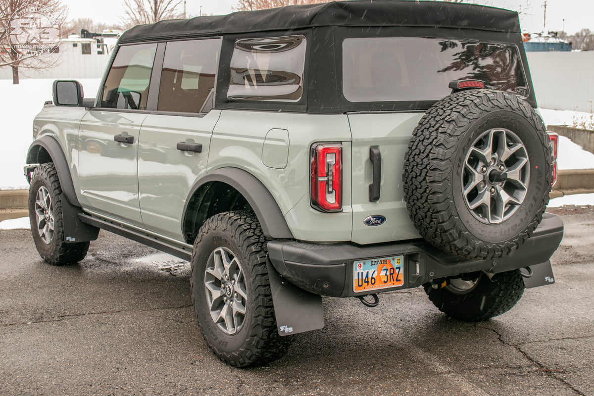 RokBlokz - Ford Bronco Mud Flaps 2021+ - Quick Release - ORIGINAL SIZE