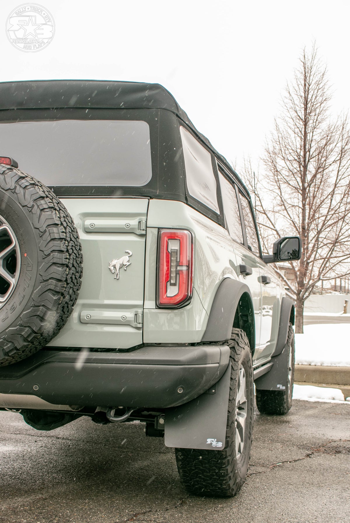 RokBlokz - Ford Bronco Mud Flaps 2021+ - Quick Release - ORIGINAL SIZE