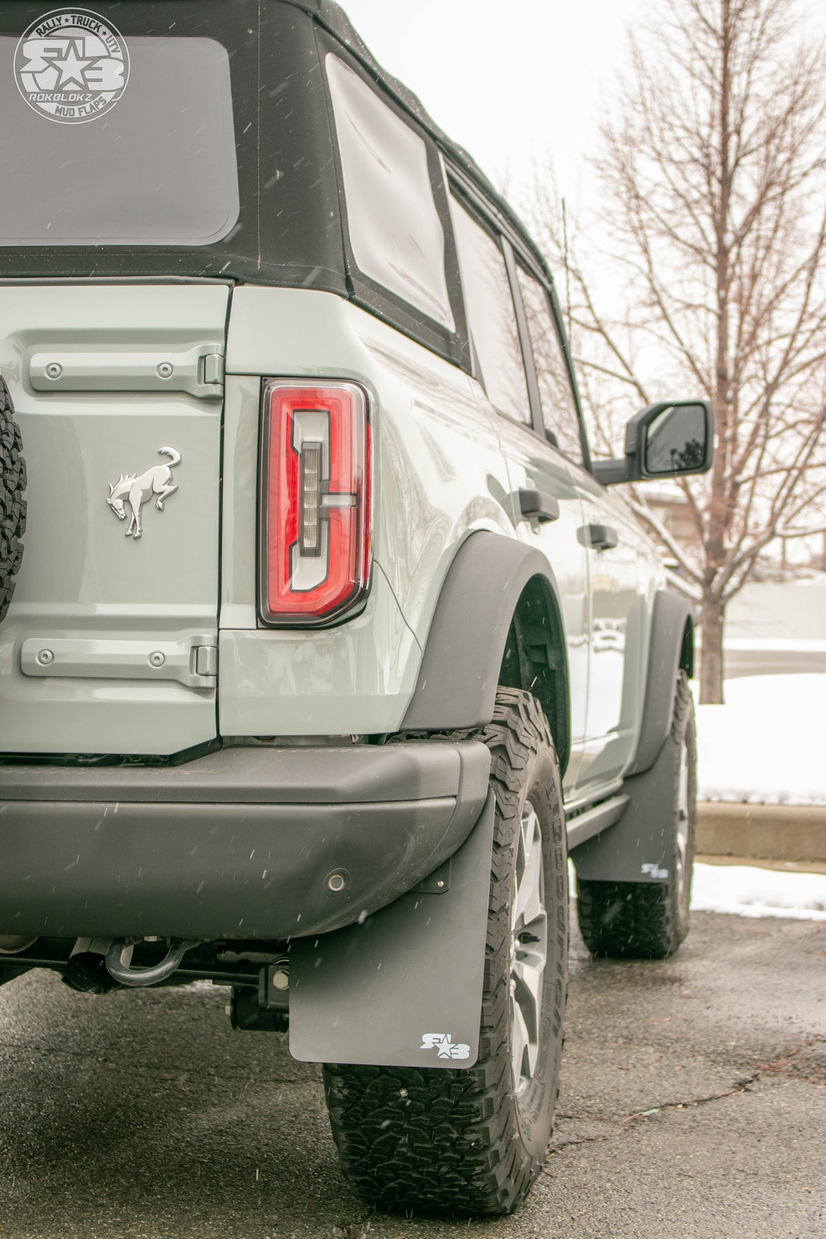 RokBlokz - Ford Bronco Mud Flaps 2021+ - Quick Release - ORIGINAL SIZE