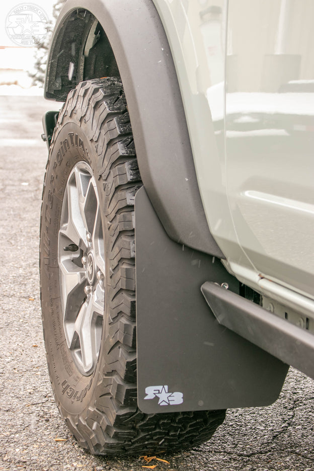 Clearance - RokBlokz Ford Bronco 2021+ Quick Release Mud Flaps OG Sizes