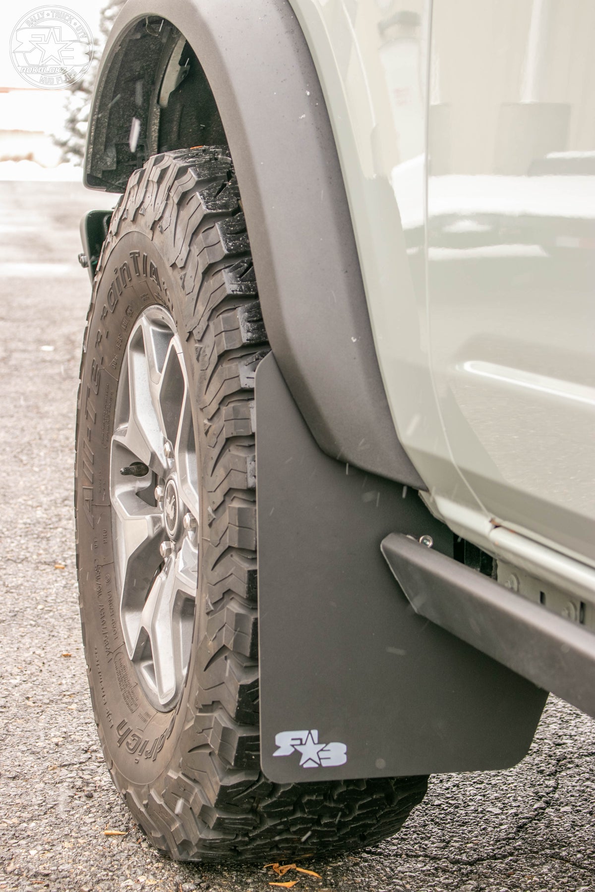 RokBlokz - Ford Bronco Mud Flaps 2021+ - Quick Release - ORIGINAL SIZE