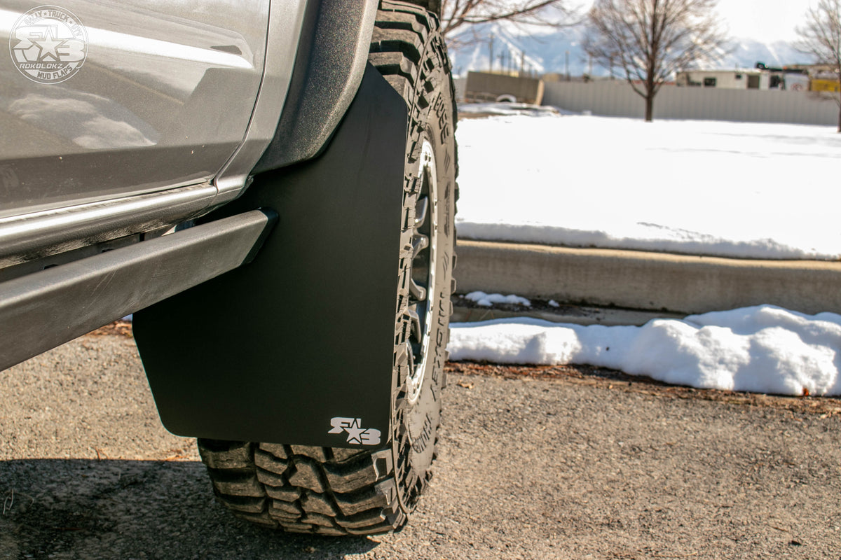 RokBlokz - Ford Bronco Mud Flaps 2021+ - Quick Release - XL SIZE