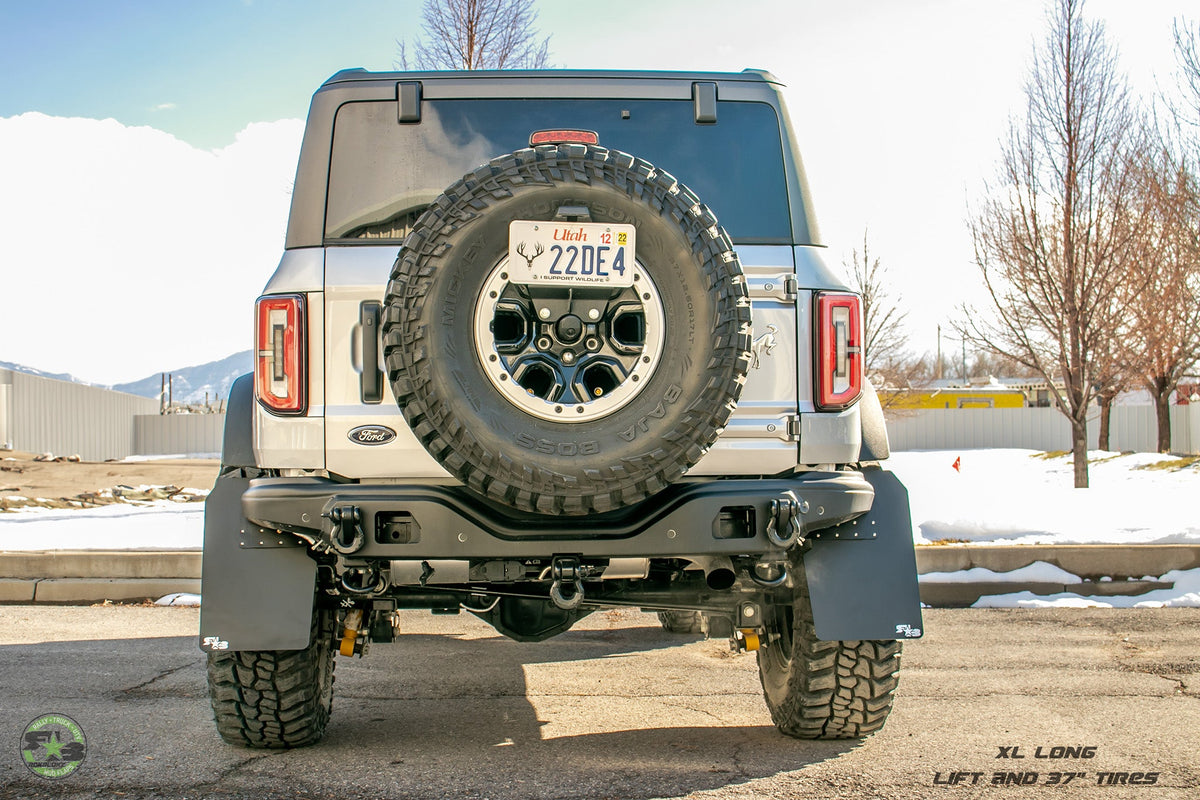 RokBlokz - Ford Bronco Mud Flaps 2021+ - Quick Release - XL SIZE