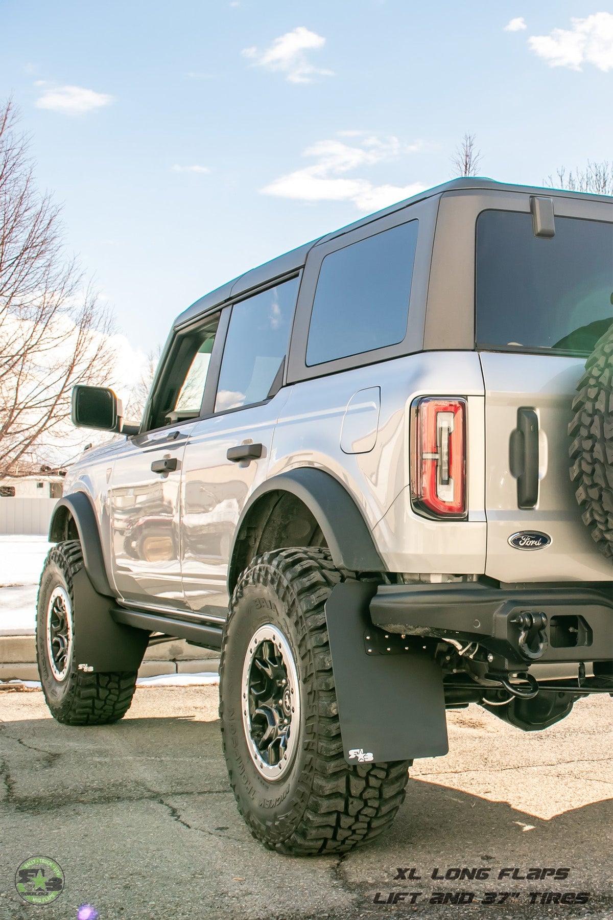 RokBlokz - Ford Bronco Mud Flaps 2021+ - Quick Release - XL SIZE