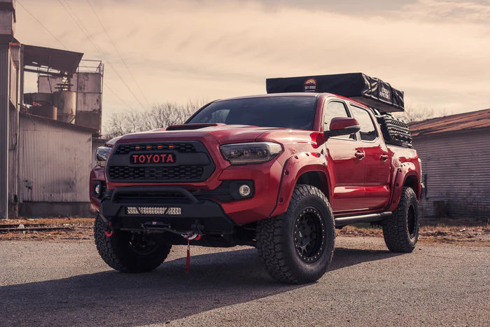 Body Armor 4x4 2016+ Toyota Tacoma HiLine Front Winch Bumper - TC-19339