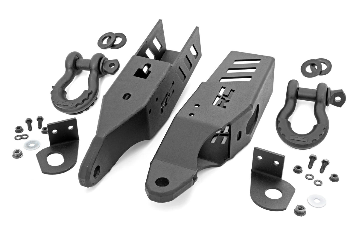 Rough Country - Tow Hook Brackets - D-Ring Combo - Ford Bronco 4WD (2021-2025) - RS172 for 2021-2023 Ford Bronco - angle view