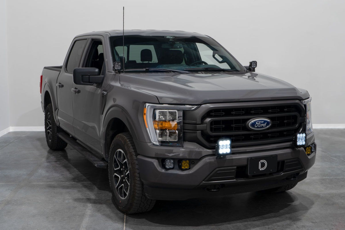 Diode Dynamics 21-22 Ford F-150 SS5 Bumper LED Pod Light Kit - Sport Yellow Driving - DD7329